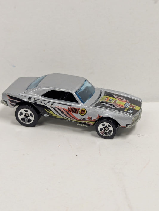 Vintage 1982 Hot Wheels '67 Camaro Silver "Stunt 99" 
