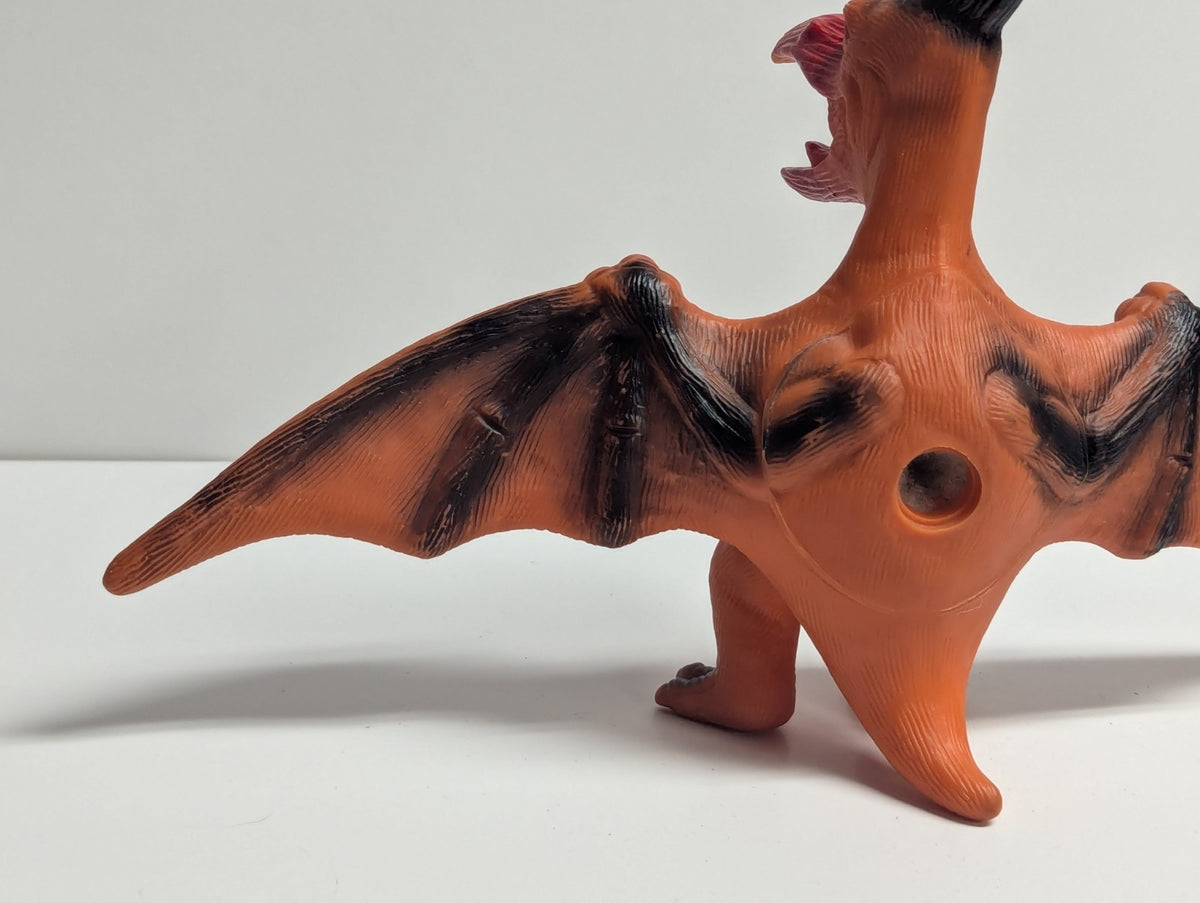 Vintage 1980s/1990s IMPERIAL/CHAP MEI Vinyl/Squishy 8.5" PTERANODON/PTERODACTYL