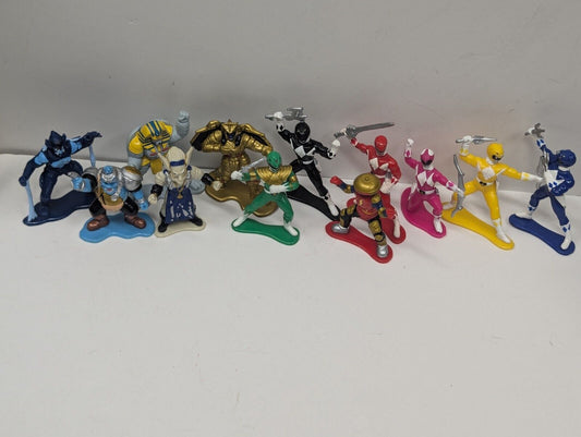 Vintage Mighty Morphin Power Rangers Mini 3” PVC Figure Bandai 1993 Lot Of 12 