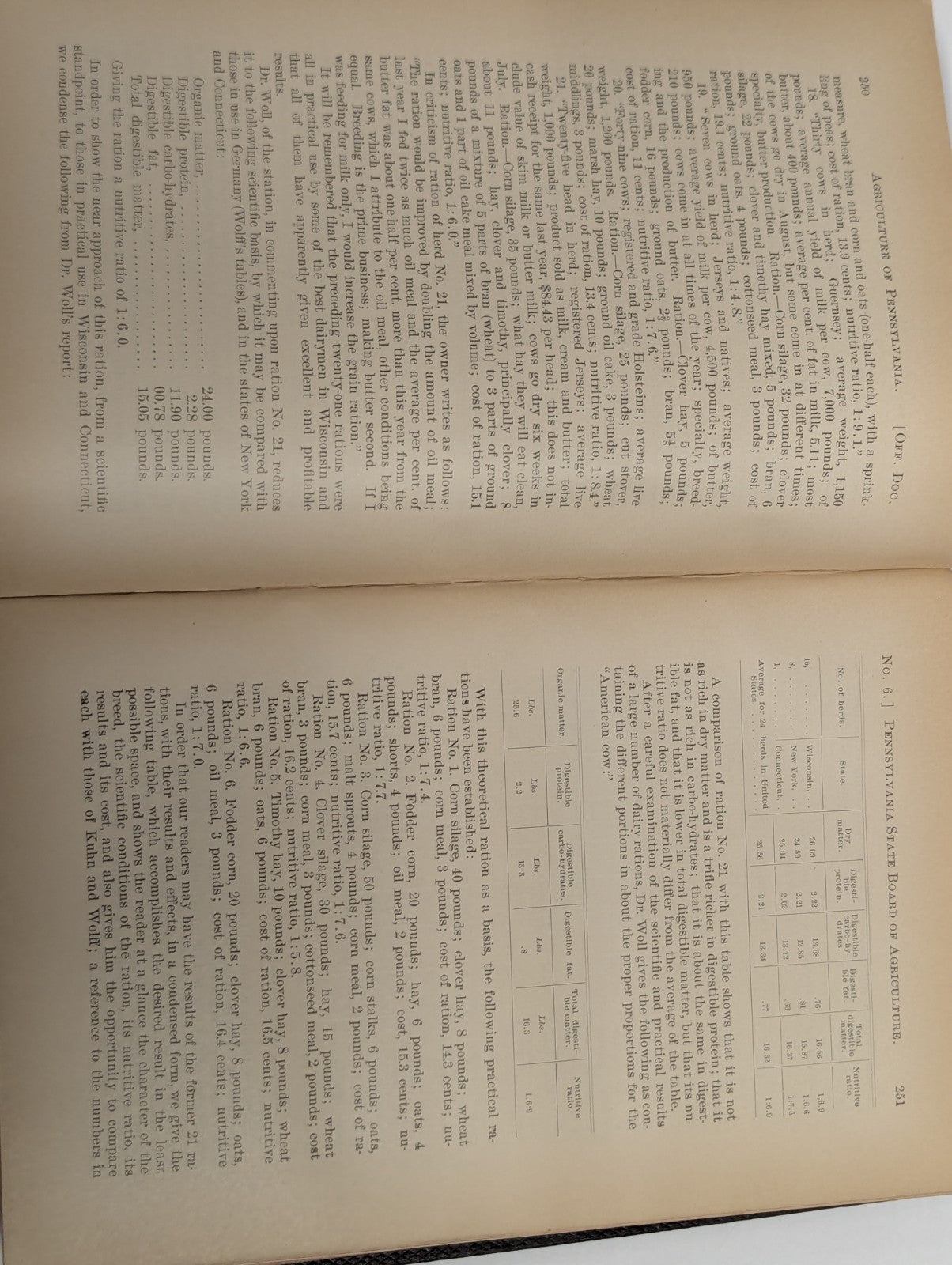 Antique Agriculture of Pennsyvania 1893 Book Hardcover
