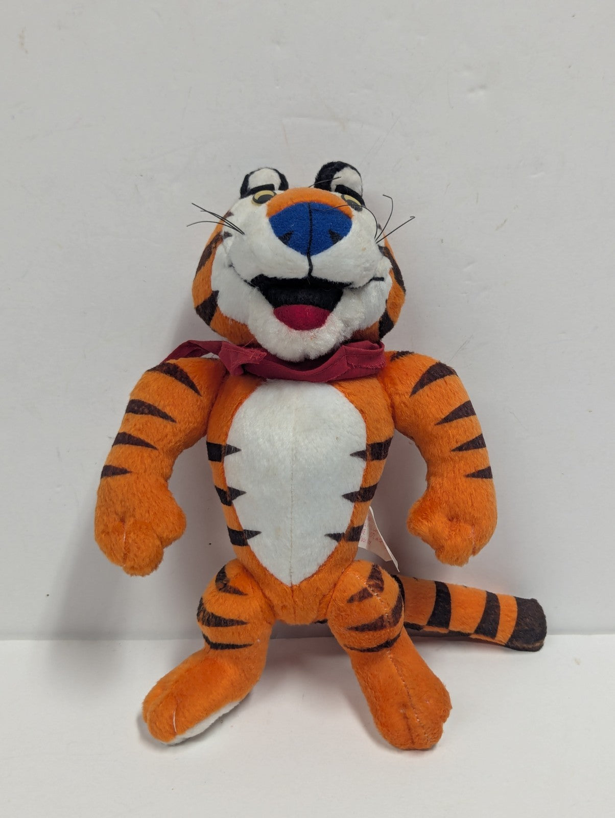 1997 Kellogs Frosted Flakes Tony The Tiger Plush Stuffed 8" w/t Movable Joints