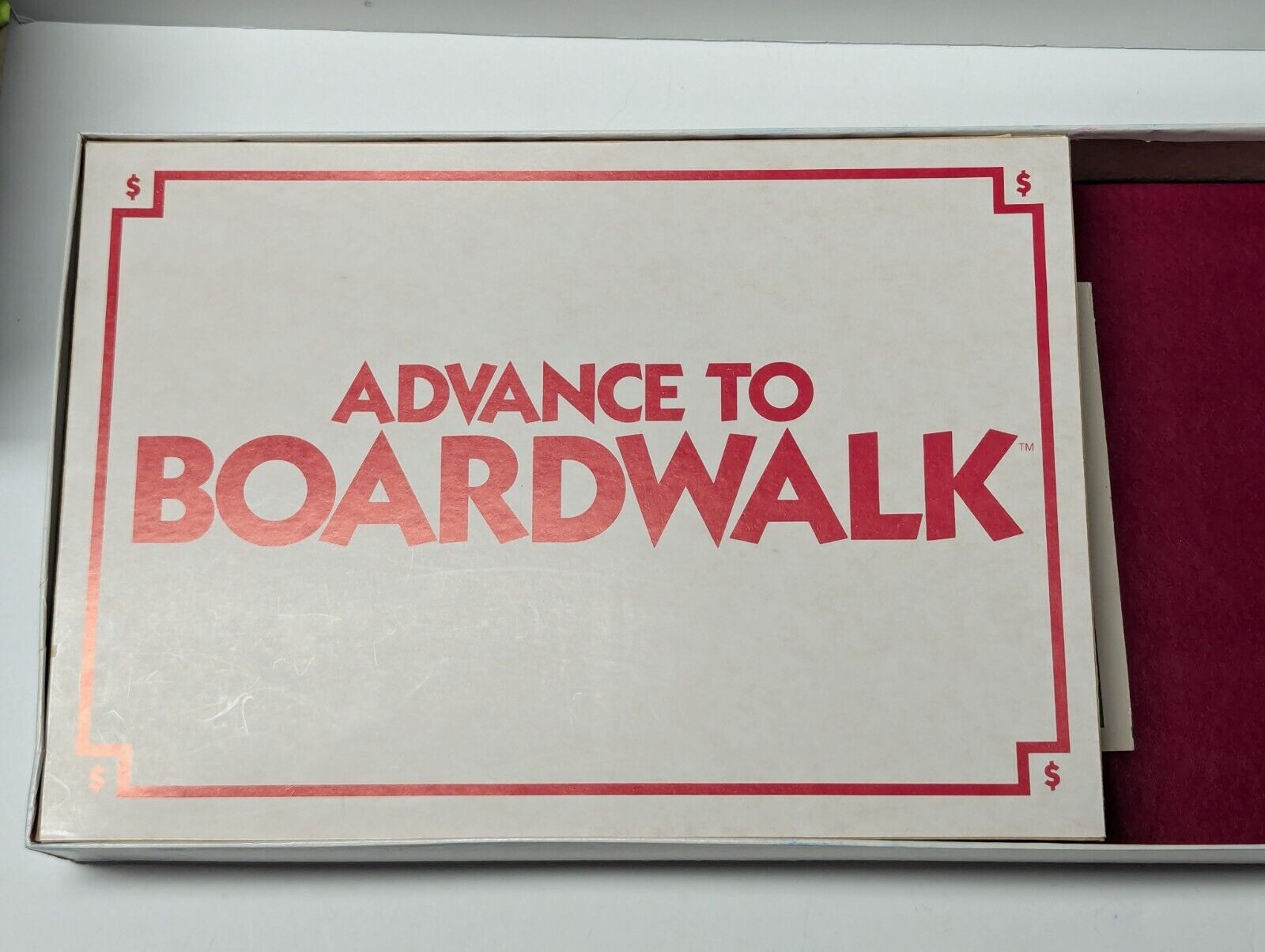 1985 Advance To Boardwalk Board Game Parker Brothers 100% Complete 