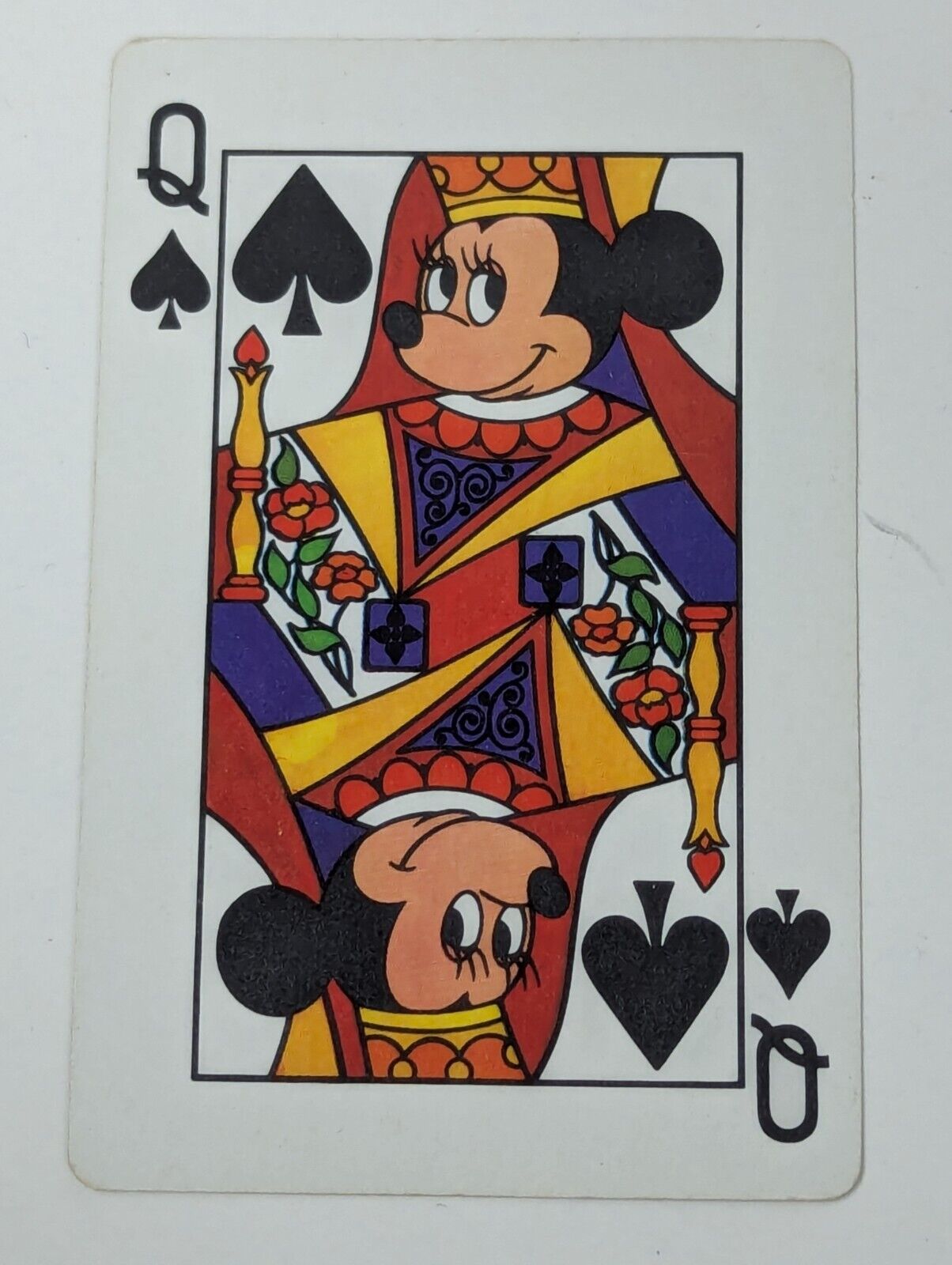 Mickey Mouse Playing Cards in Director's Chair.