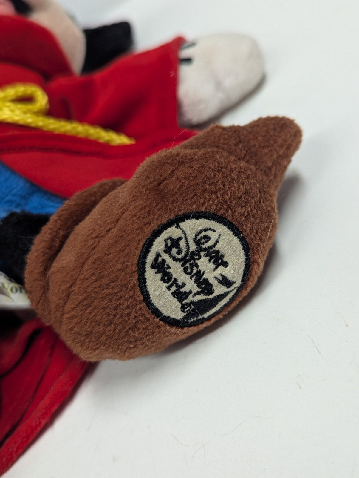 Mickey Mouse Fantasia Sorcerer Plush Walt Disney World Store Stamped Foot