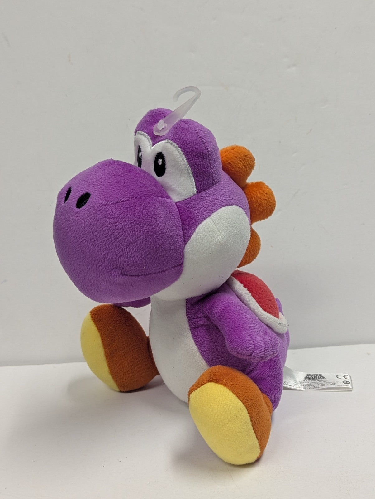 2018 Super Mario Bros Purple YOSHI Plush Genuine All Star 8" 