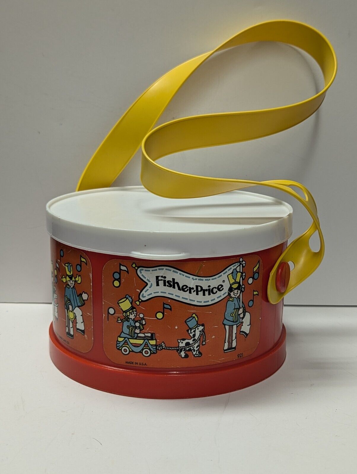 Vintage 1979 Fisher Price Drum Marching Band Set #921 