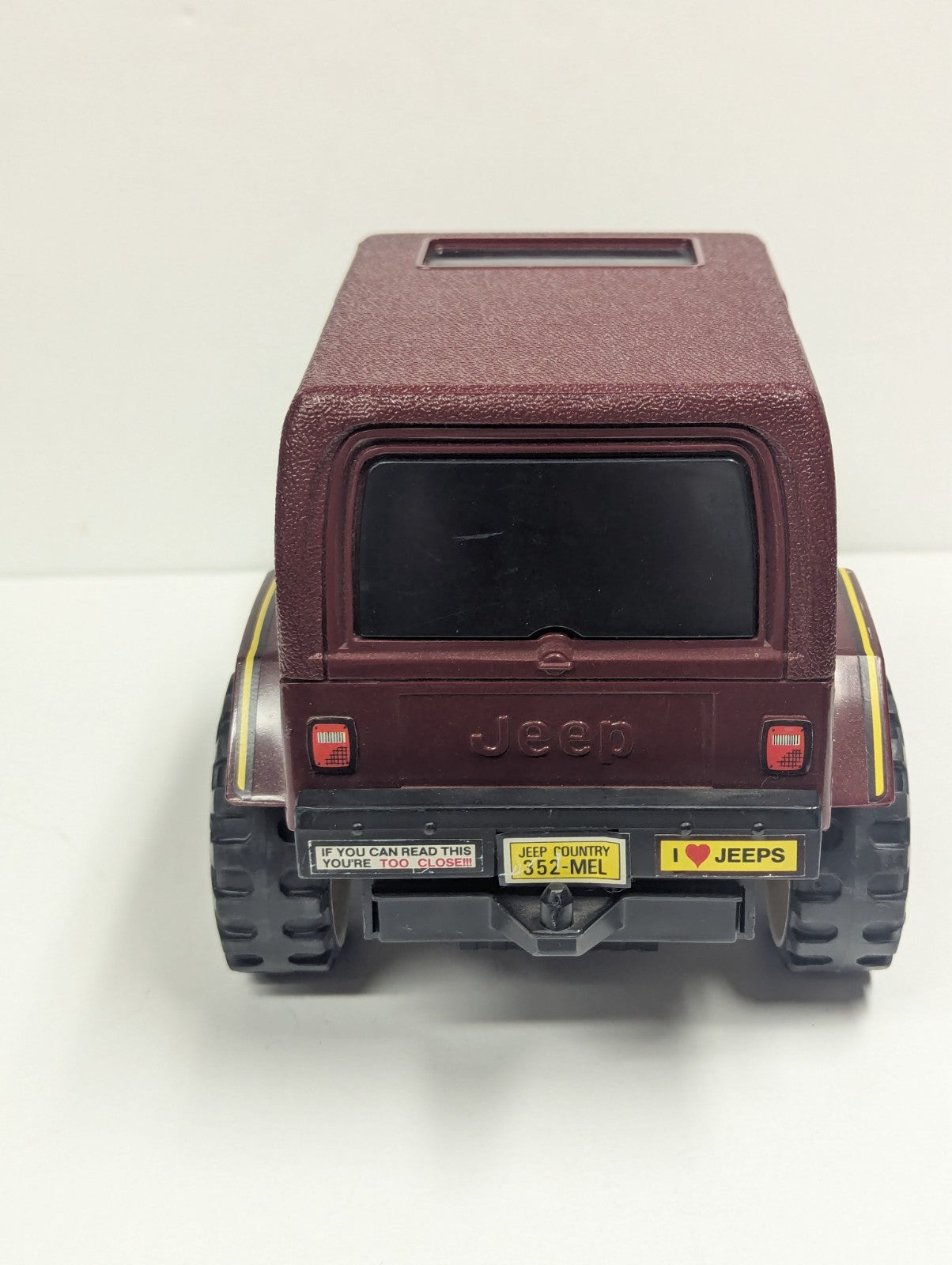 Vintage 1984 Fisher Price Jeep Renegade Speed Commander No Remote Untested