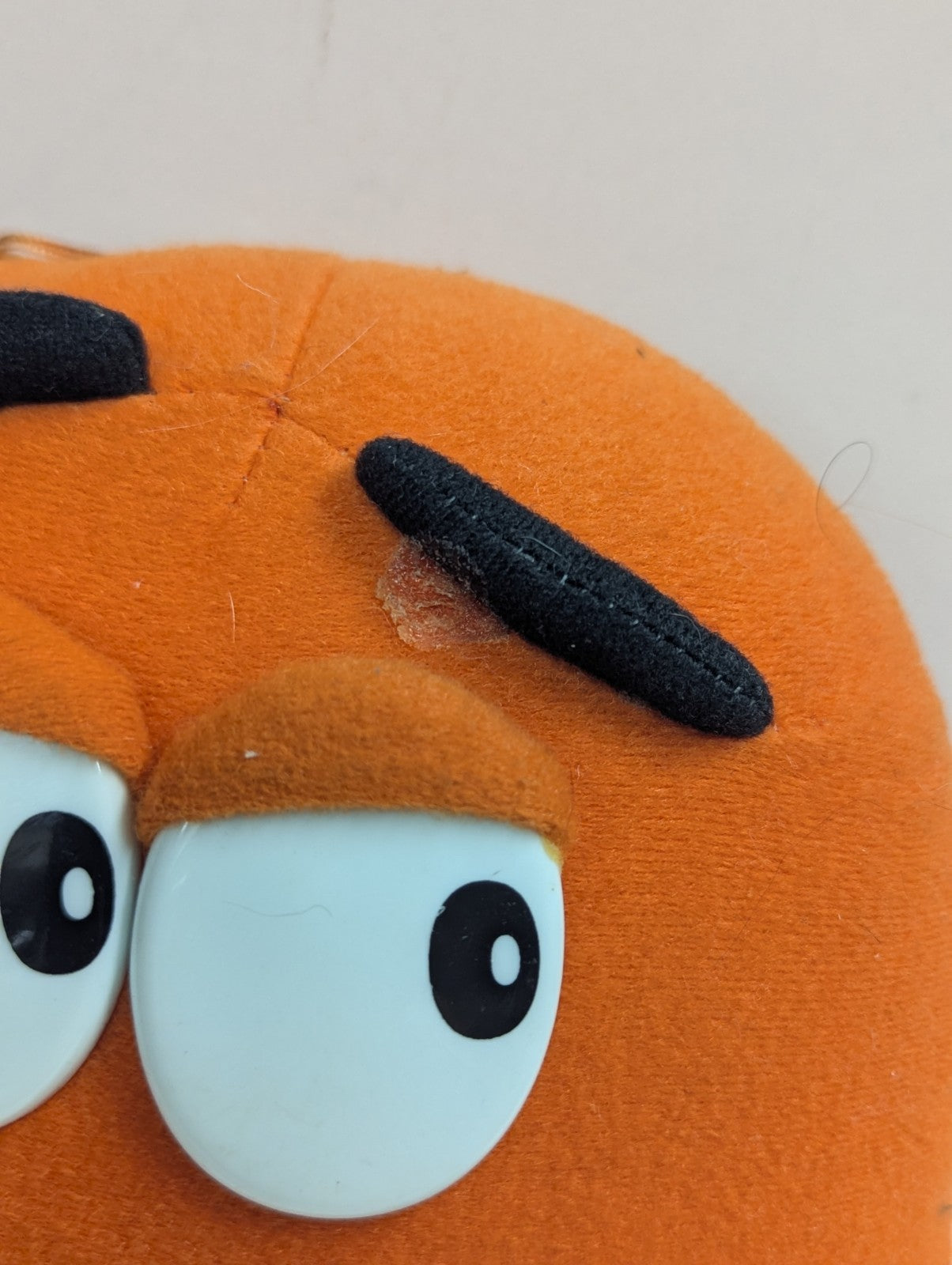 M&M Orange "Crispy" Plush Stuffed Toy 2001 Nanco Vintage tennis shoes, 12"