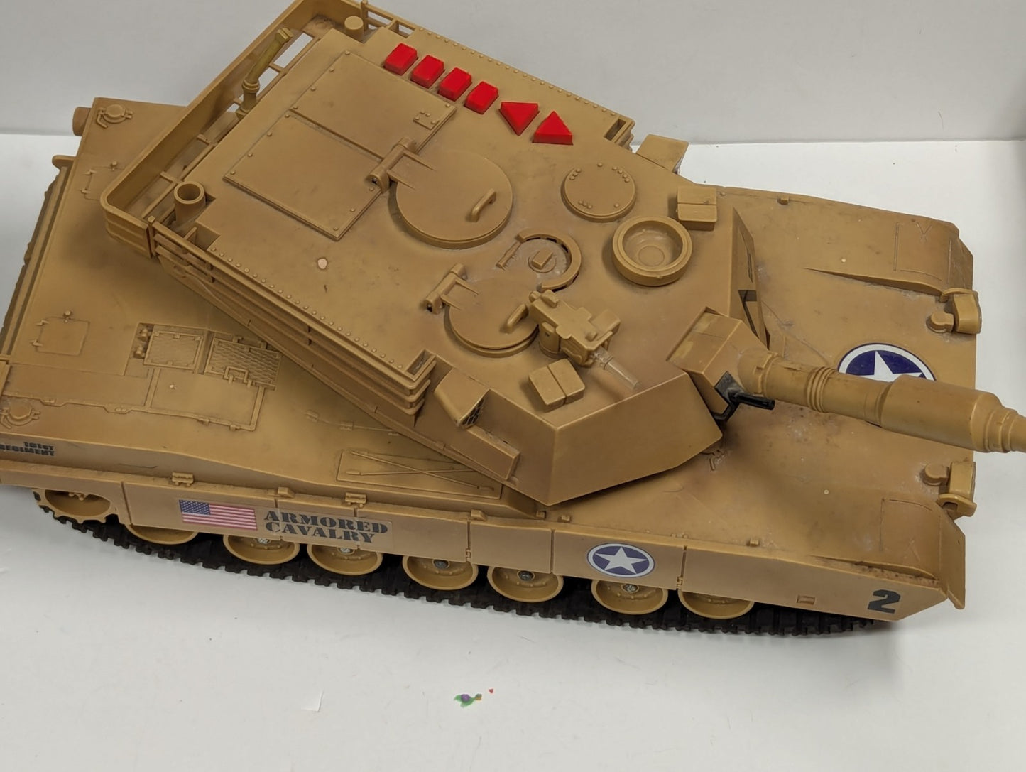 U.S. ARMY TANK Toy State Industrial (Lights, Sounds, Movement) UNTESTED