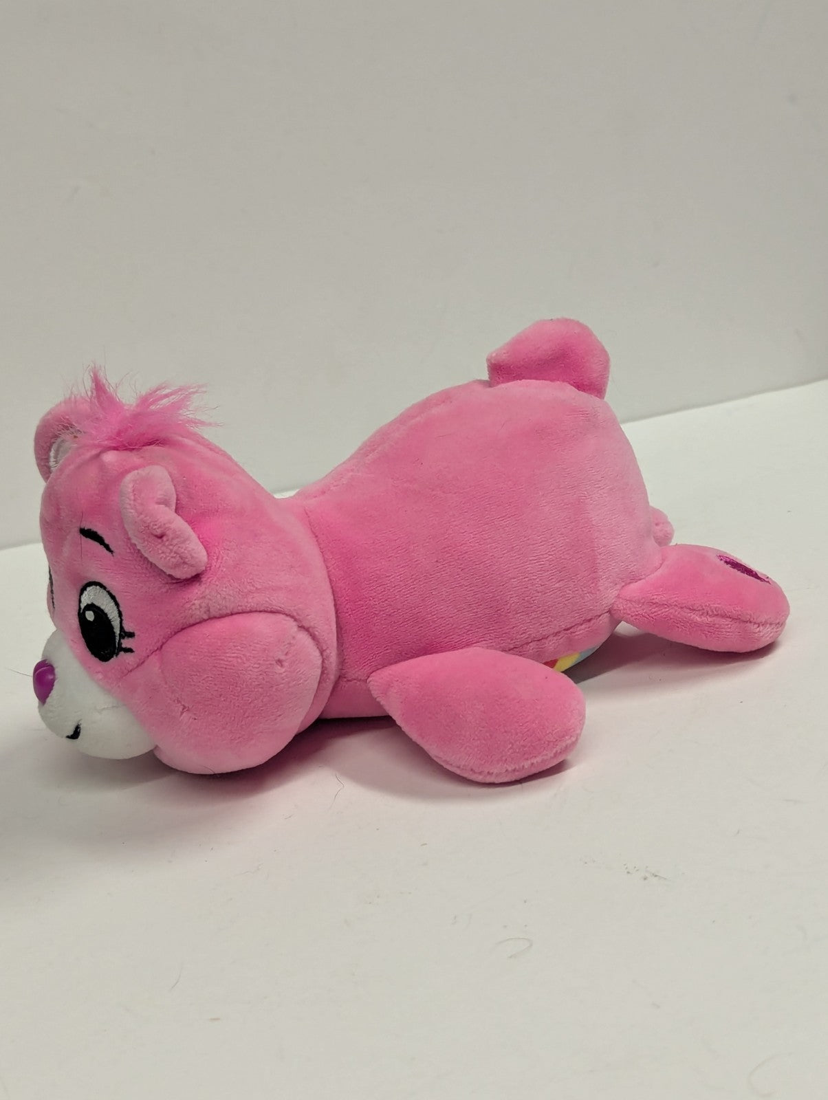 7" Care Bears CUTETITOS Pink Rainbow Cheer Bear Plush Beanie Bear