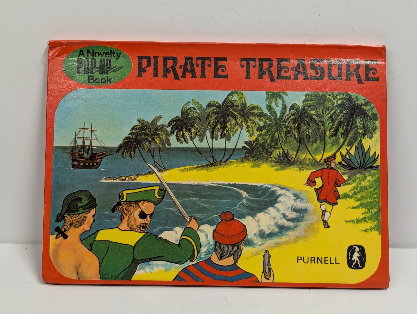 Vintage 1969 PURNELL Pirate Treasure A Novelty Pop Up Book Popup