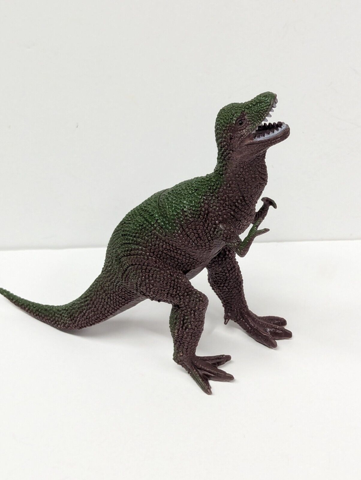 Vintage Greenbrier international Tyrannosaurus Dinosaur T-Rex Toy Green Figure