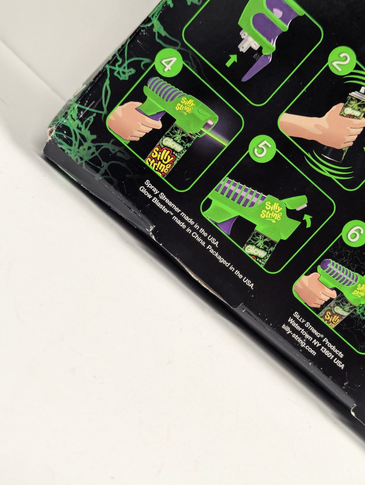 SILLY STRING  GLOW BLASTER PACK NEW IN BOX 2 CANS