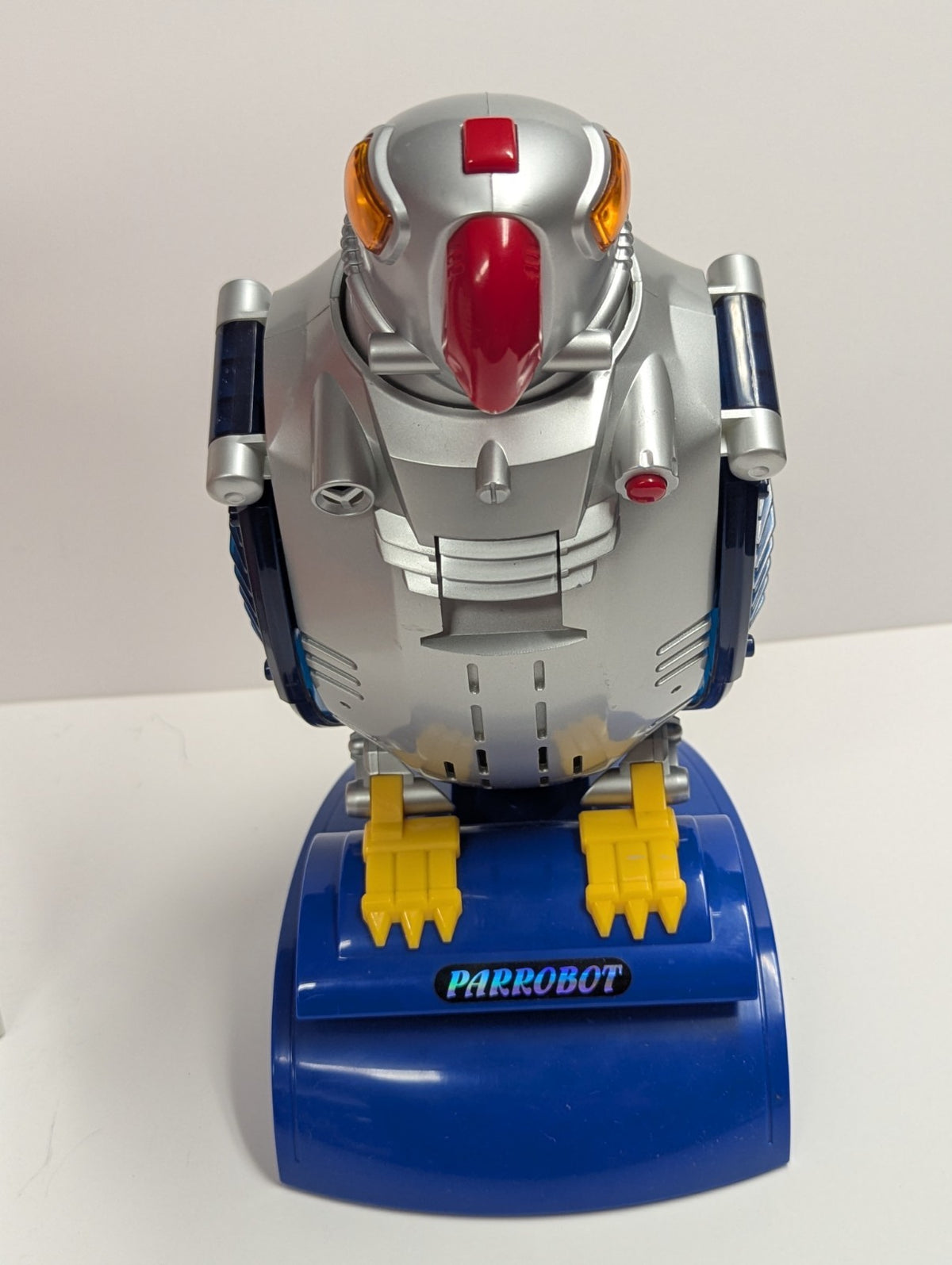 Vintage PARROBOT Interactive Talking Parrot Robot Toy Chain Fong Toys UNTESTED