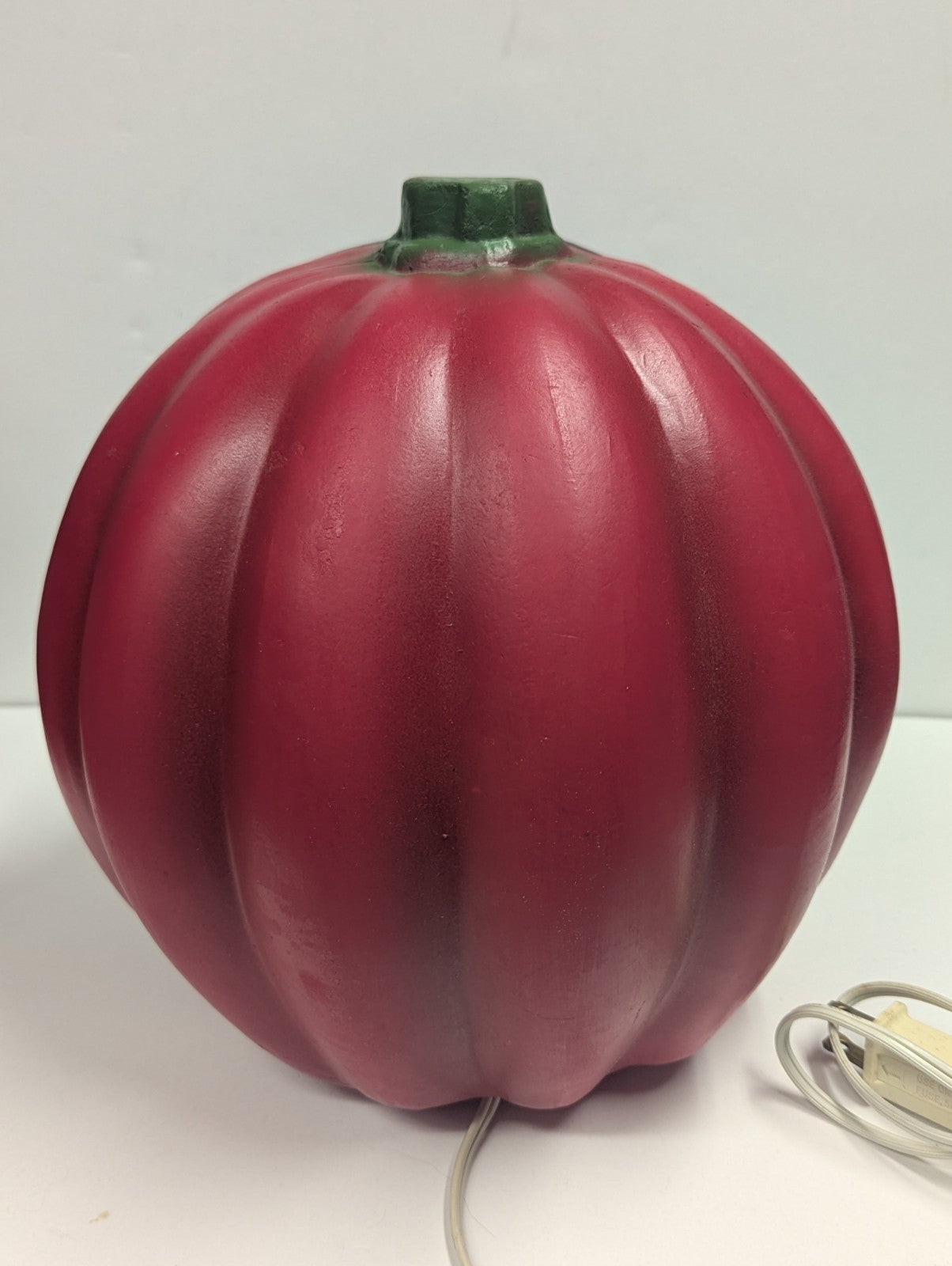 1998 Rare M&M Light Up Pumpkin  9.5” Red M & M Candies