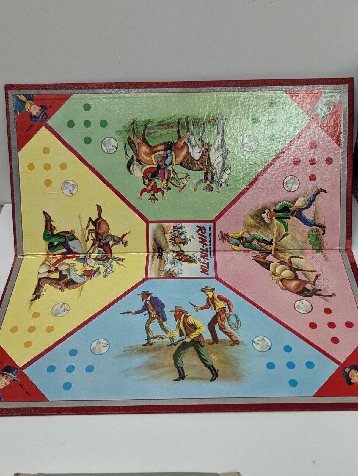 Vintage 1955 The Adventures of Rin-Tin-Tin Board Game by Transogram (Complete)