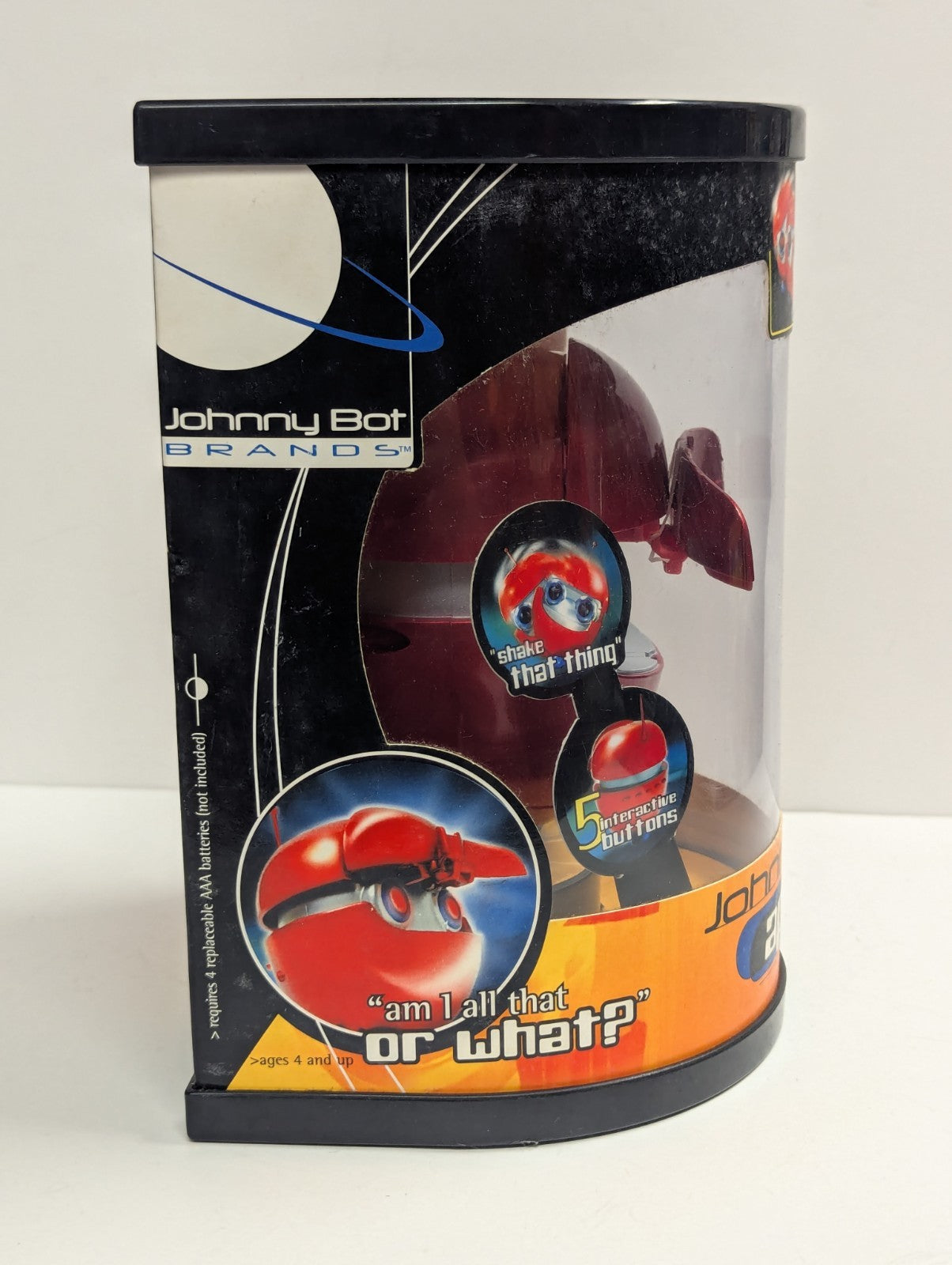 RARE 2000 Trendmasters Johnny Apple Bot Robot Toy NIP