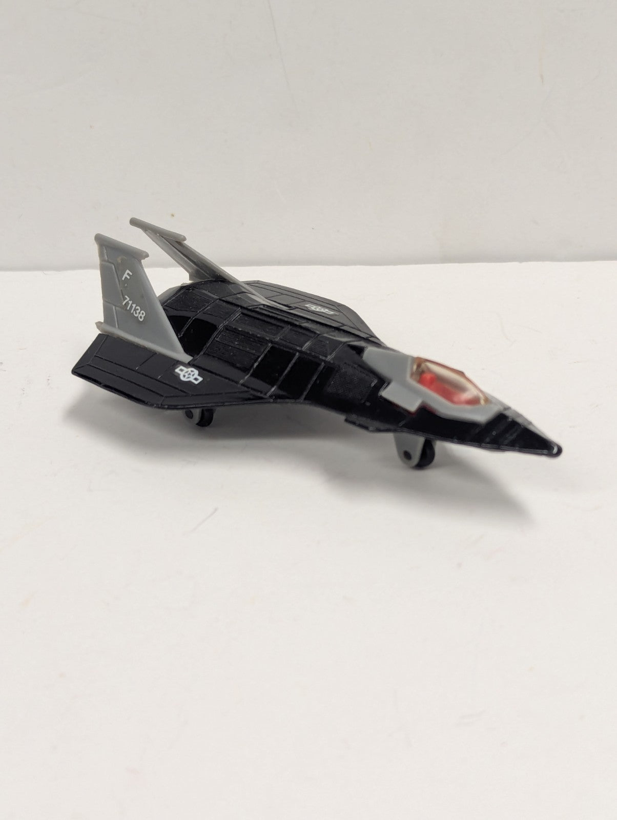 Vintage 1987 Diecast, Metal Tootsie Toy Stealth Fighter 5.75" Plane