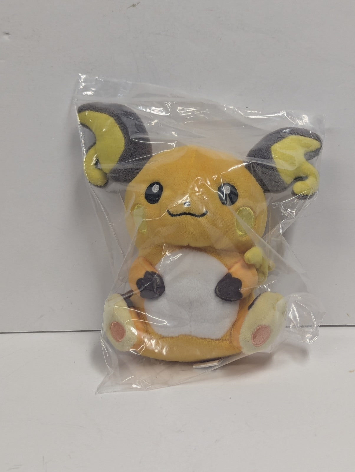 Pokemon Center Raichu 5"  Sitting Cuties (Pokemon Fit) Plush Doll New In Bag