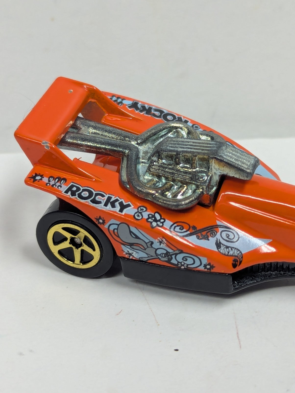 Hot Wheels  Car-Toon Friends Rocky & Bullwinkle Show ROCKY XT-3 (Orange)