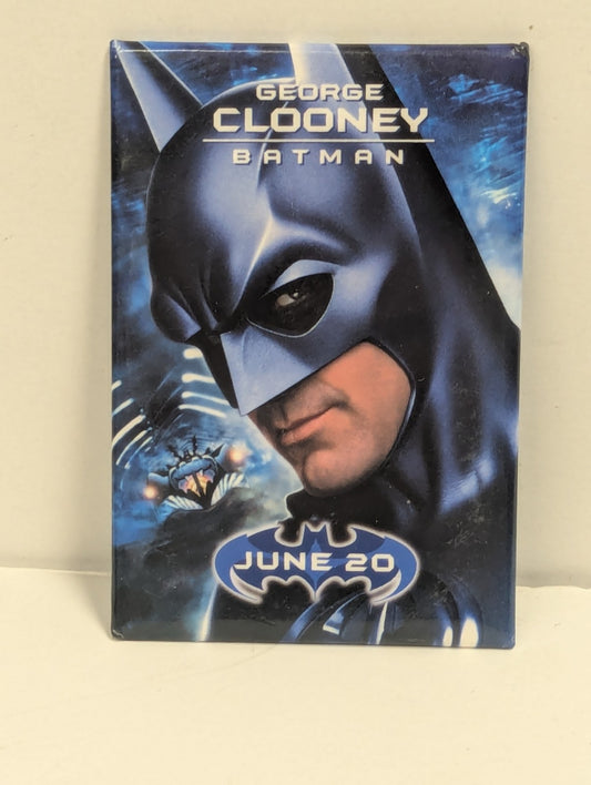 Batman & Robin  Promo Pin Badge - Batman, George Clooney 