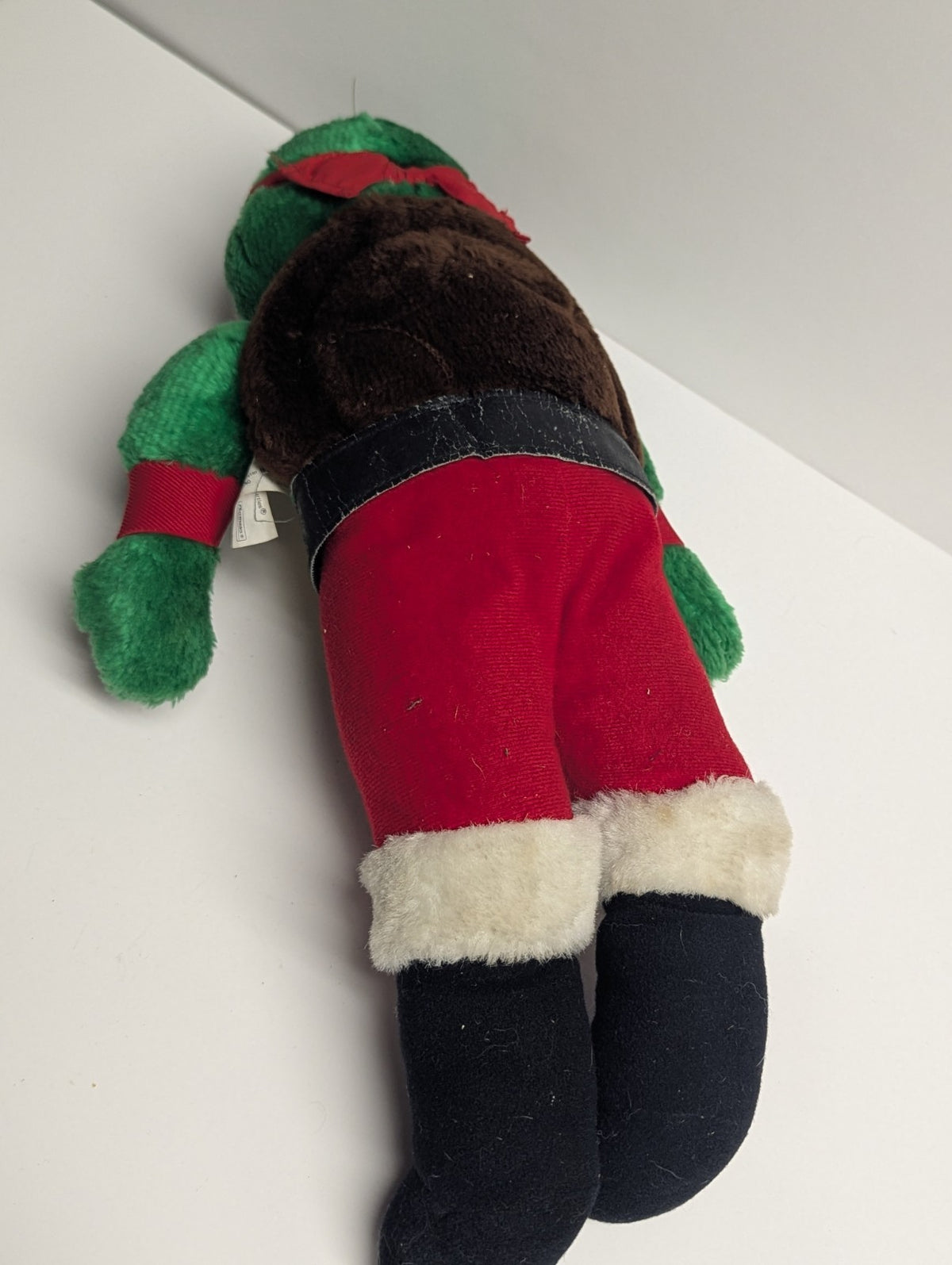 Vintage Teenage Mutant Ninja Turtles Santa Raphael Plush NO COAT Playmates