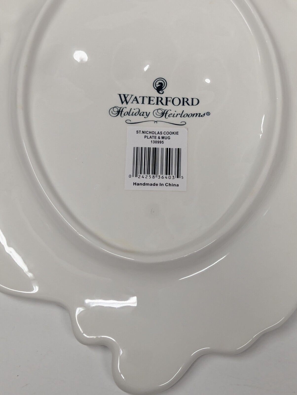 Waterford Holiday Heirlooms Milk & Cookies for Santa St Nick Mug & Plate Set