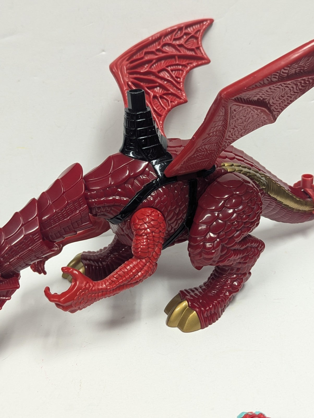 1995 Vintage Galoob DRAGON FLYZ RED MASTER Z'NETH, DRAGON SPINNER & ZING WING