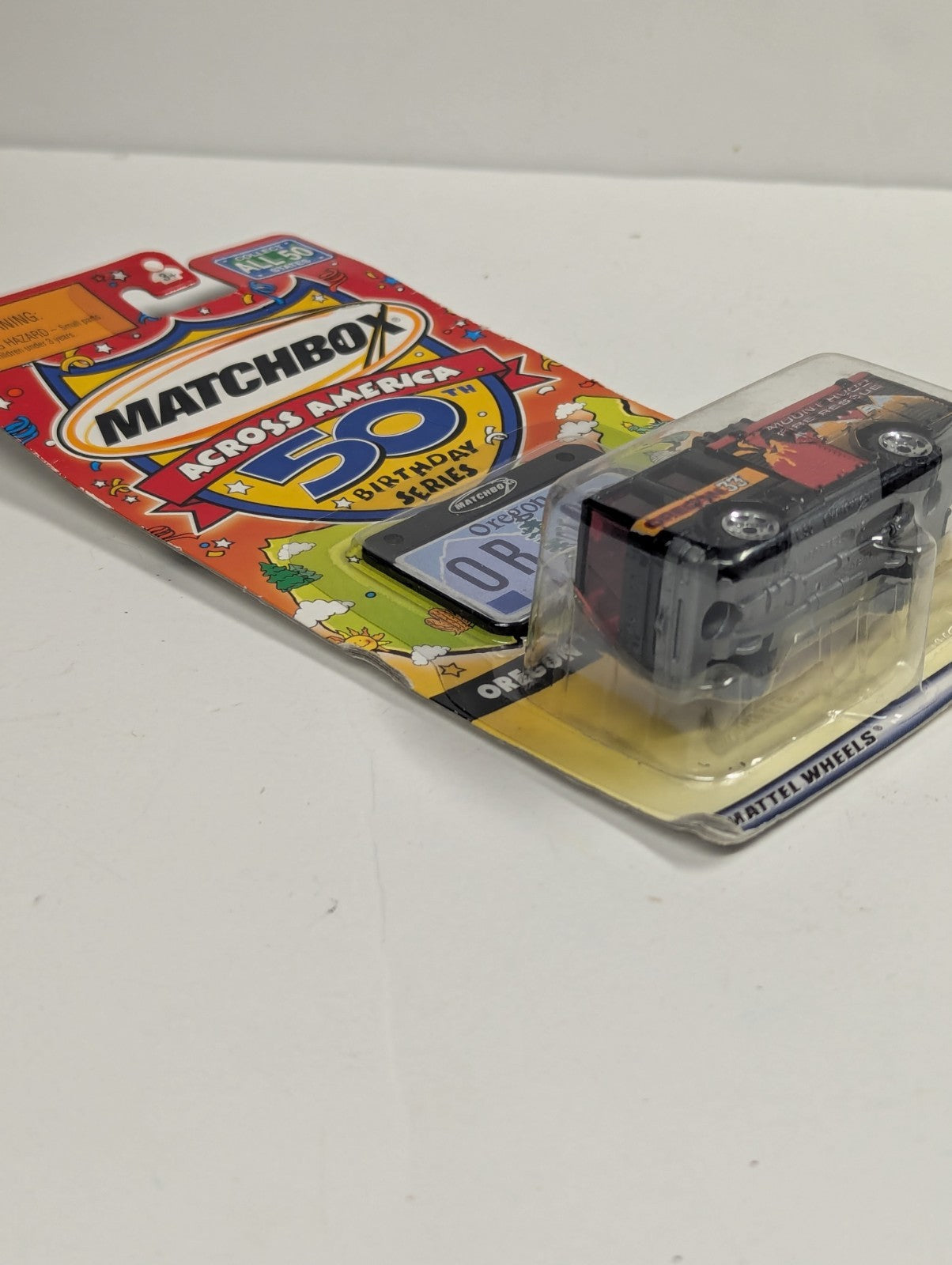 Matchbox Across America Oregon OR-033 Dennis Sabre Fire Truck Western Collection