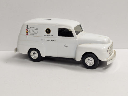 Rare 1950 Ford Panel Truck Olp's Flower Shop 1:25 Diecast H680 Jacobus Pa