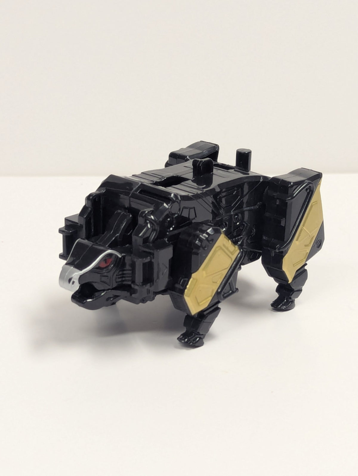 Power Rangers Dino Super Charge ANKYLO Black Zord Builcer Ankylosaurus