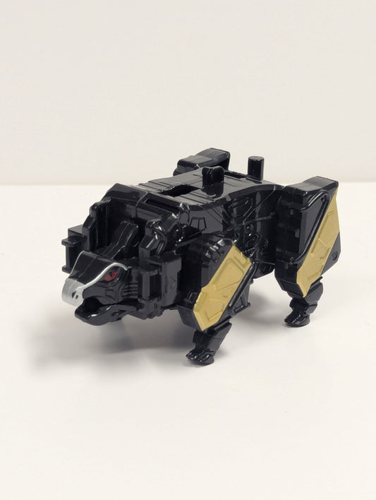 Power Rangers Dino Super Charge ANKYLO Black Zord Builcer Ankylosaurus