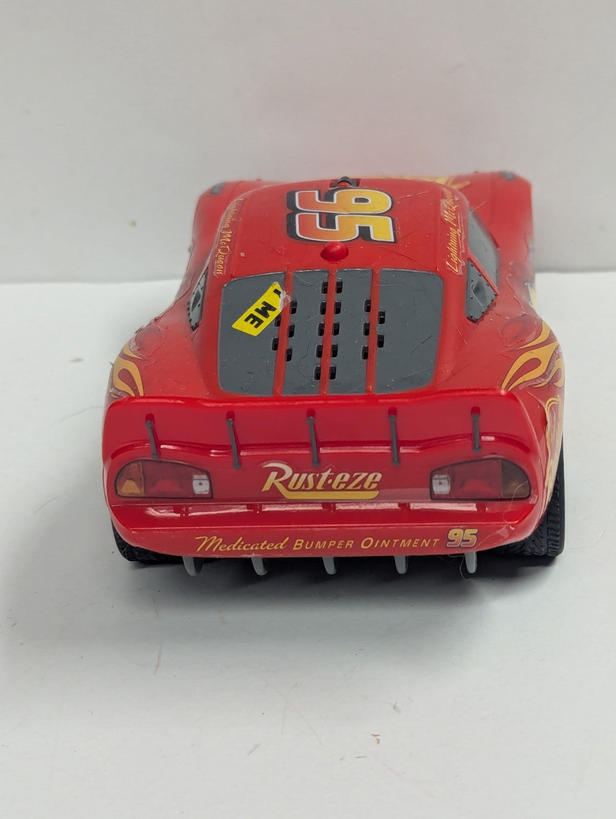 Cars 3 Lightning McQueen Crazy Crash And Smash RC Car Thinkway Toys No Remote