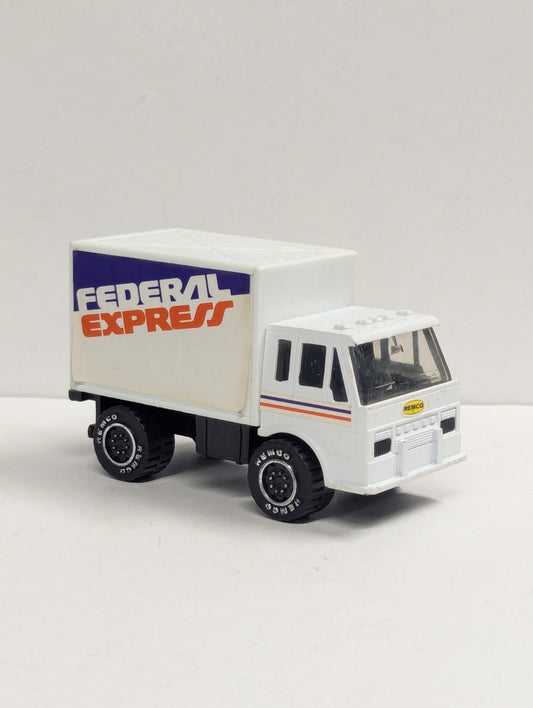 Vintage 1988 Remco Pressed Steel Federal Express Truck 
