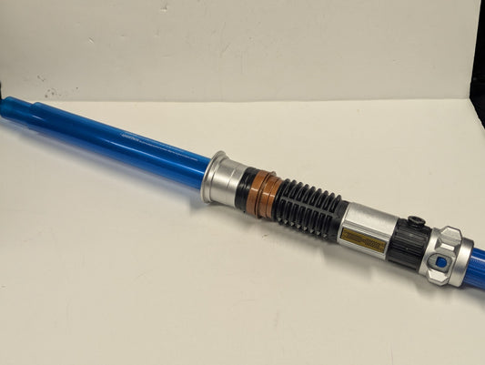 2015 Star Wars Electronic Lightsaber Blue Obi-wan Kenobi Blade Builders Hasbro