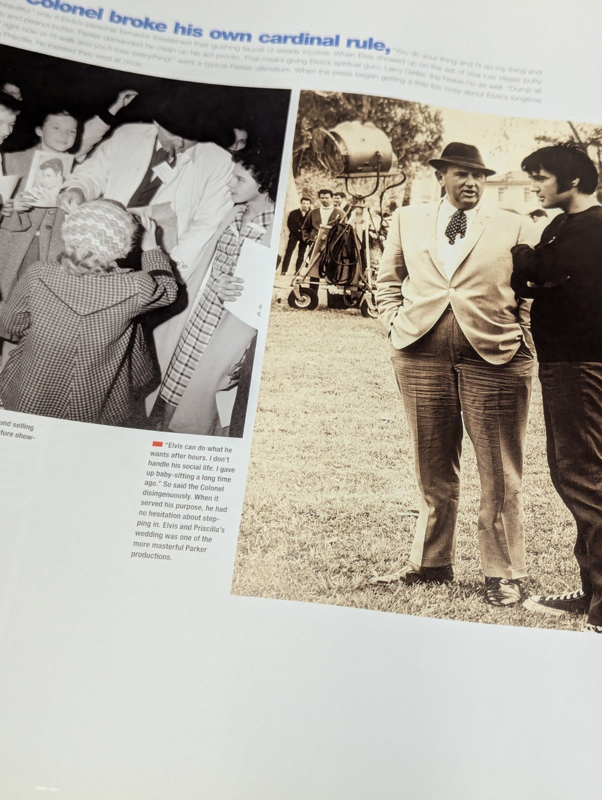 The King (Elvis Presley) by Jim Piazza Hardcore Book