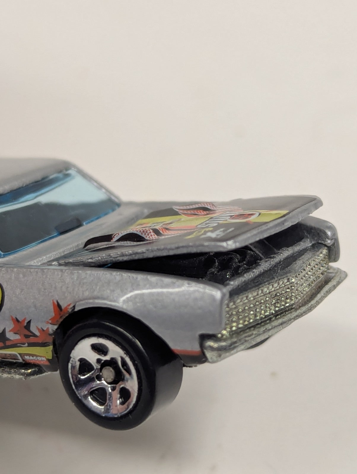 Vintage 1982 Hot Wheels '67 Camaro Silver "Stunt 99" 