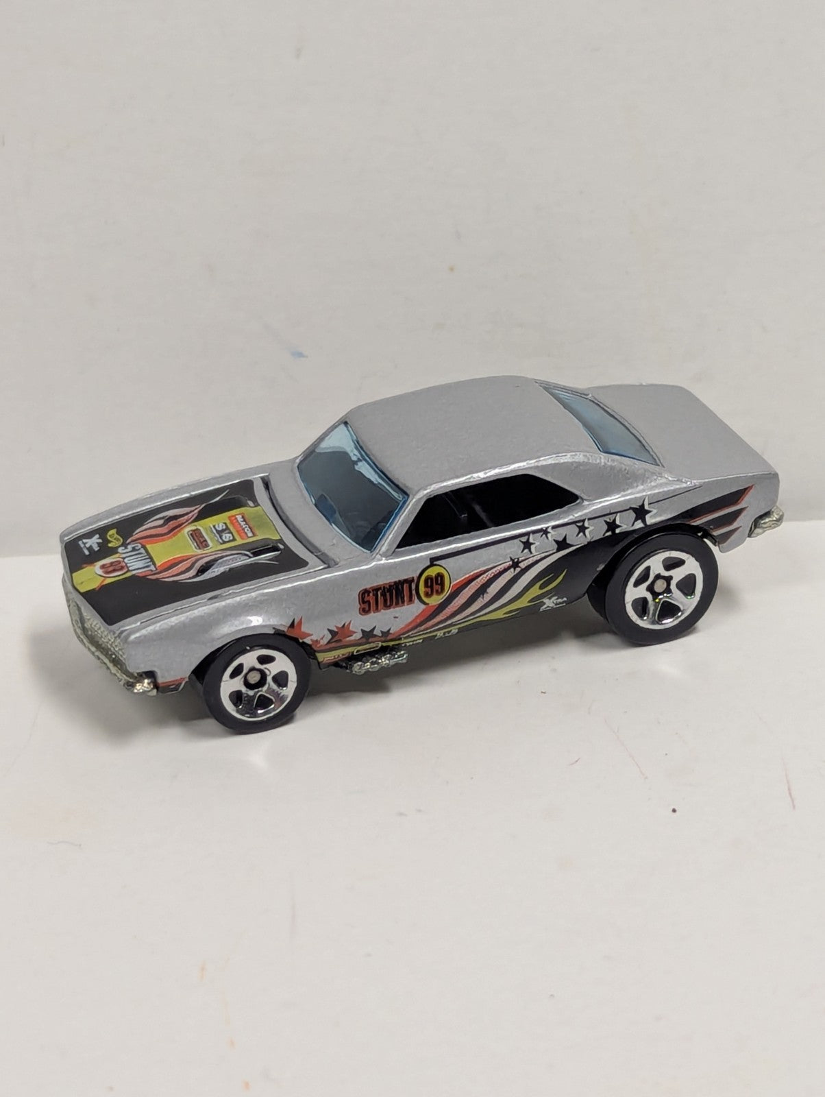 Vintage 1982 Hot Wheels '67 Camaro Silver "Stunt 99" 