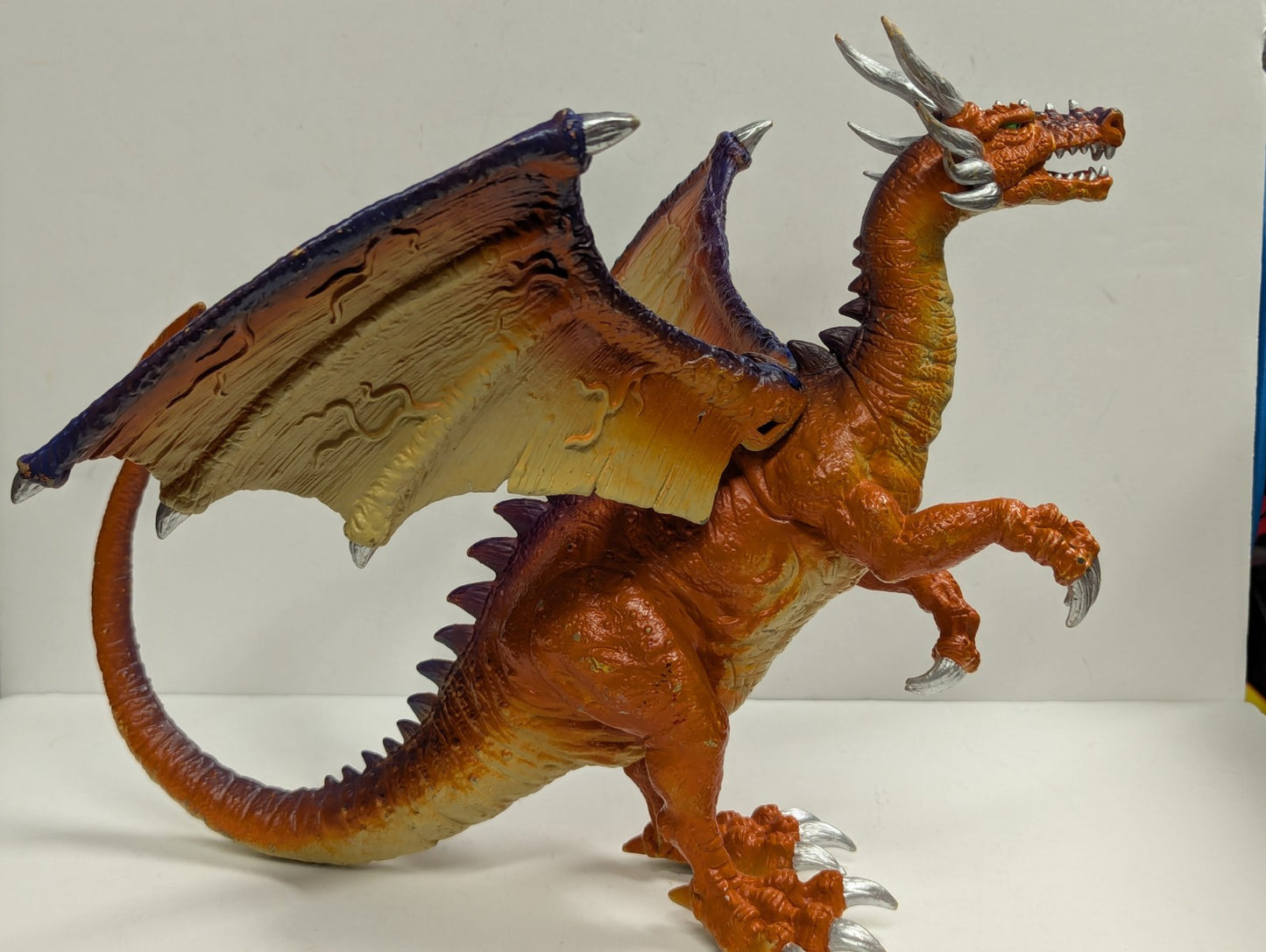 Large Vintage Red Jarman Dragon Figurine 10" by 16"