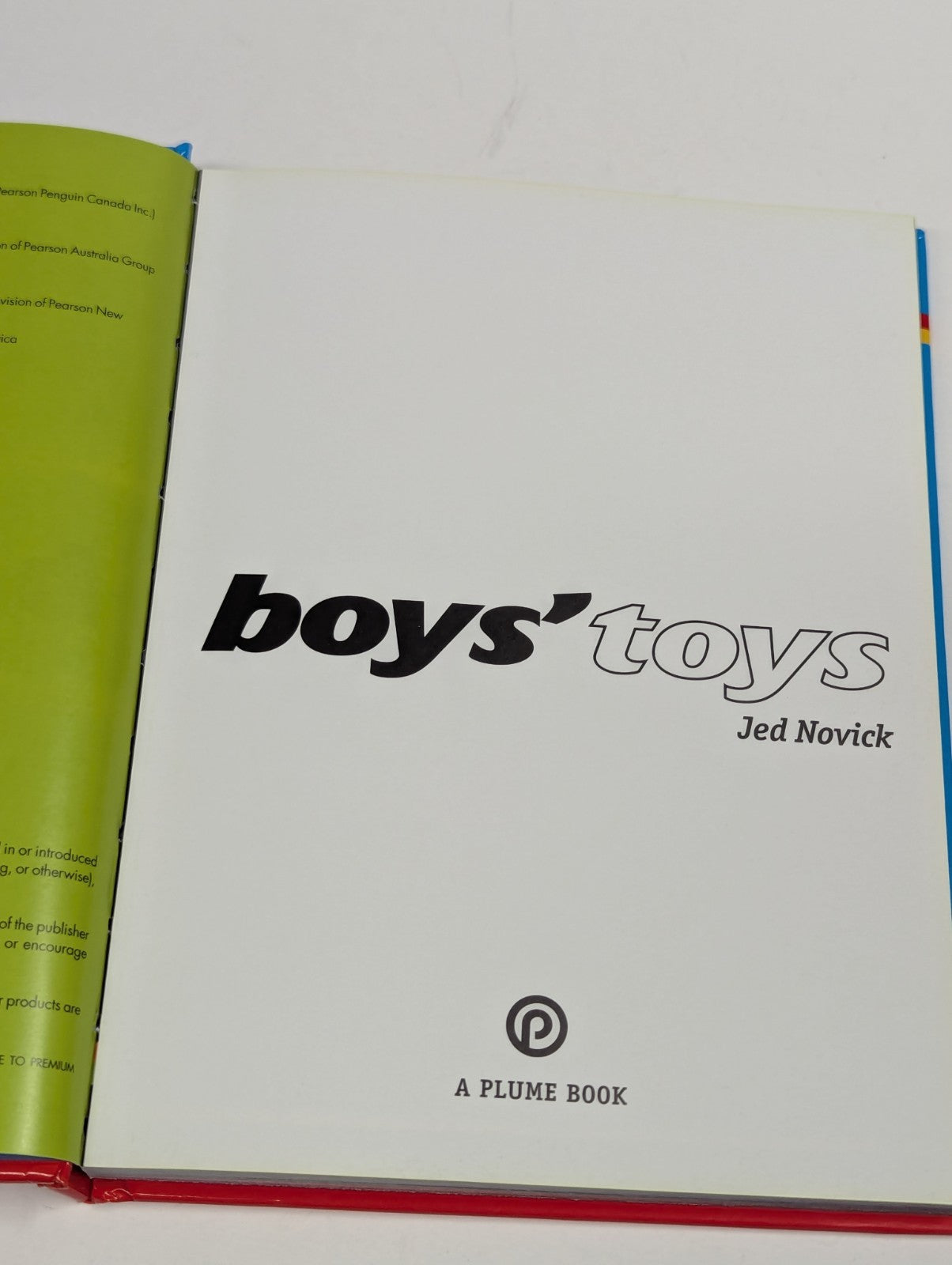 Boys Toys -By Jed Novick -An History of Toys that Pleased Boys of all Ages