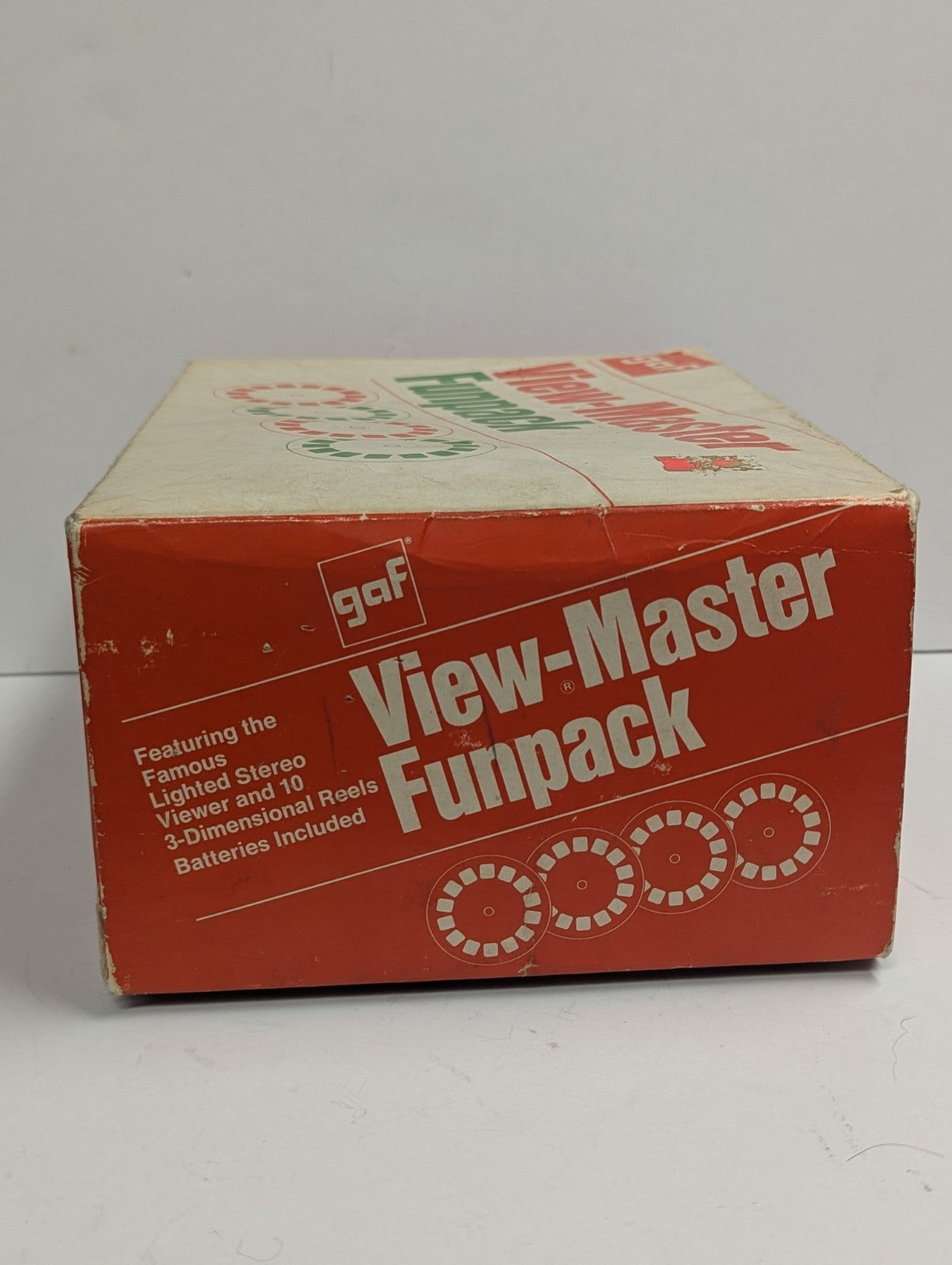 Vintage View-Master Fun Pack & 3-D BAKELITE VIEWER w/t Many Slides Original Box