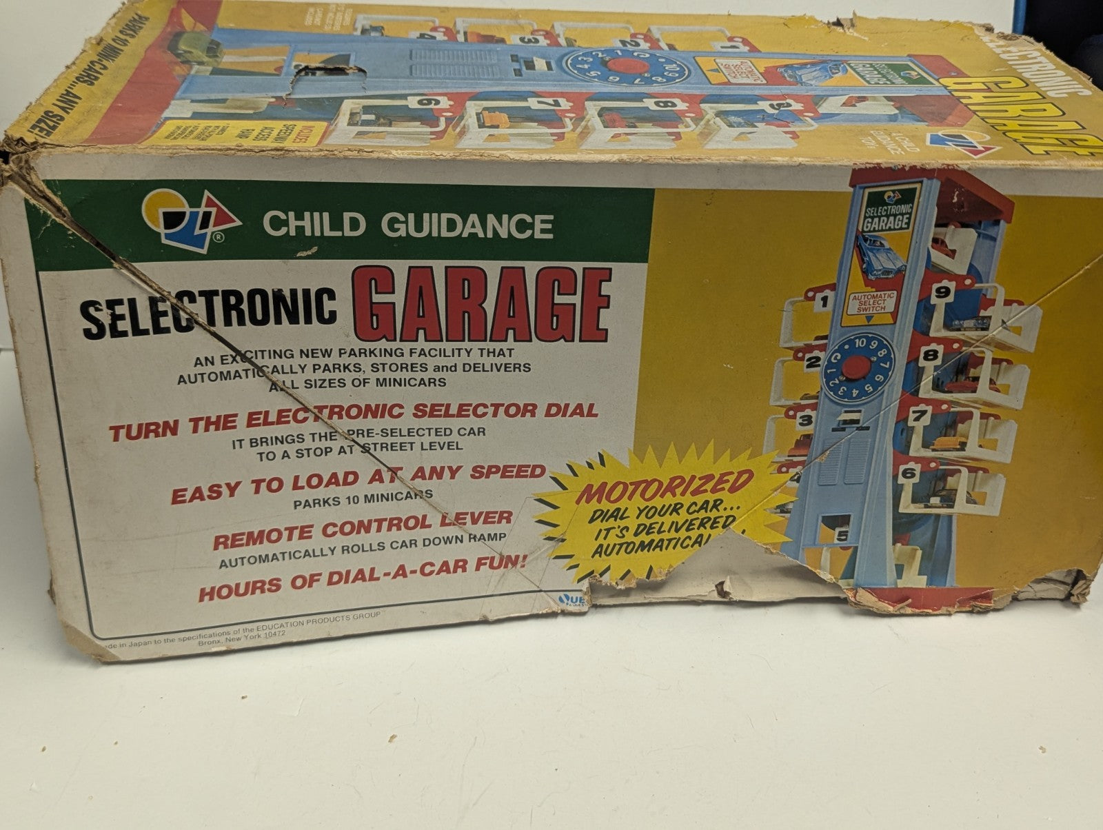 1971 Selectronic Garage Child Guidance For Mini Cars with ORIGINAL BOX RARE!!!!!