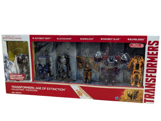 2014 Transformers Age Of Extinction 1-STEP Collection Silver Knight Optimus NEW