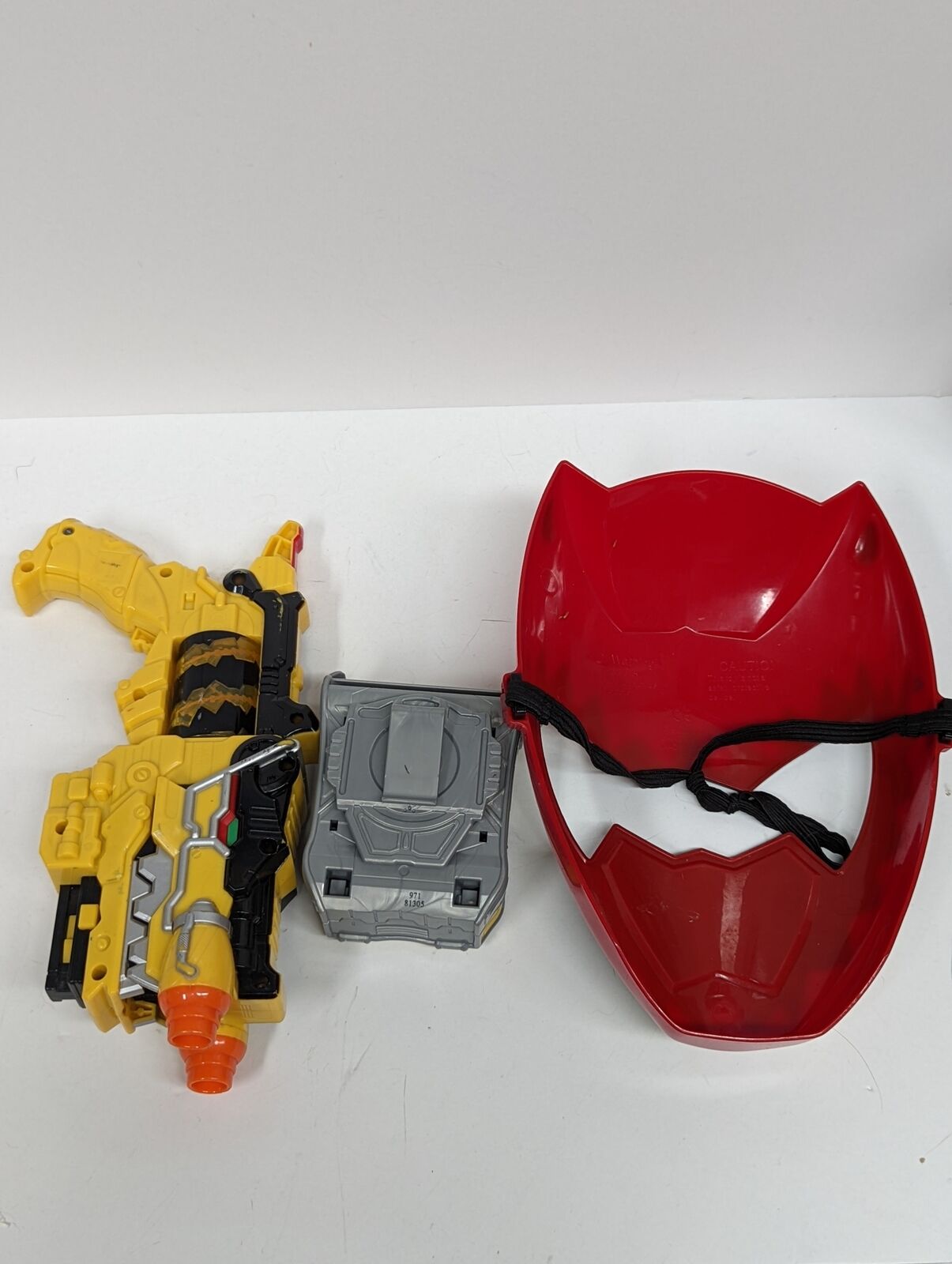 Power Rangers Dino Charge Lot of Morpher, Mask & Dino Com USED