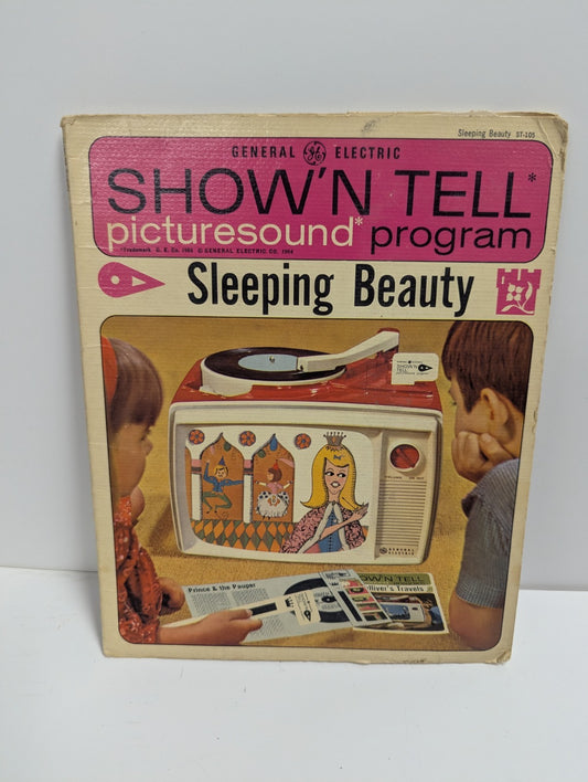 General Electric Show 'N Tell Sleeping Beauty Record Showslide Film Vintage 1964