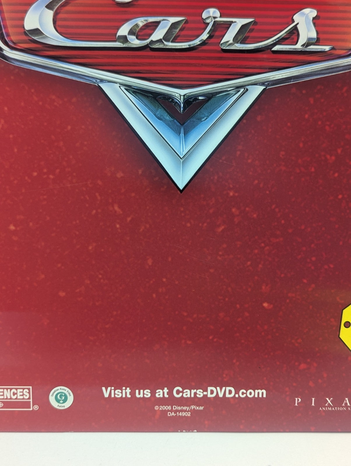 CARS Disney Pixar Lenticular Holographic 3D Limited Edition EX Print Bestbuy