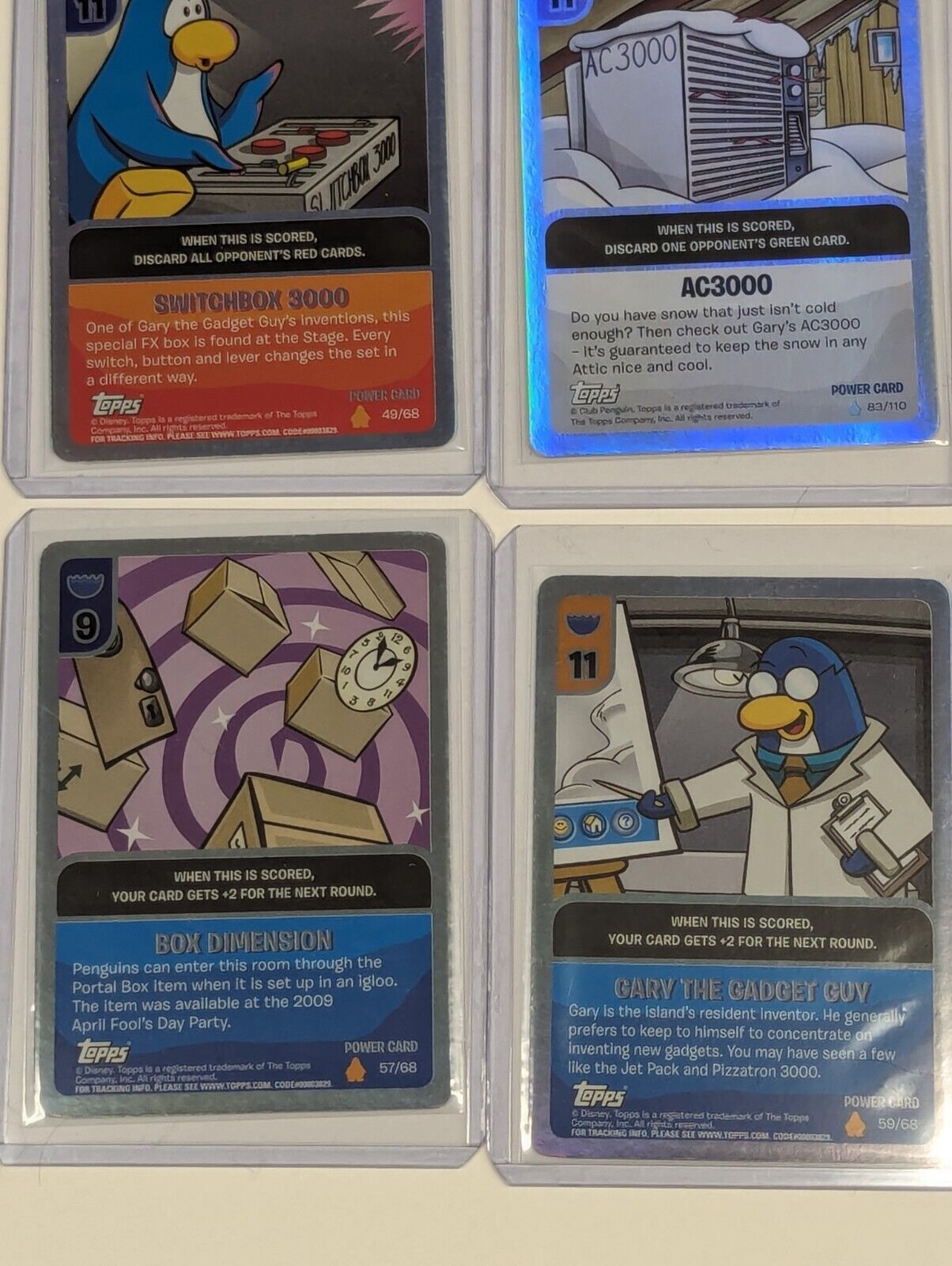 club penguin rare cards Topps Disney Club Penguin Card-Jitsu 70 Card Lot w/t Foil Cards, Poste – Fandoms Treasure