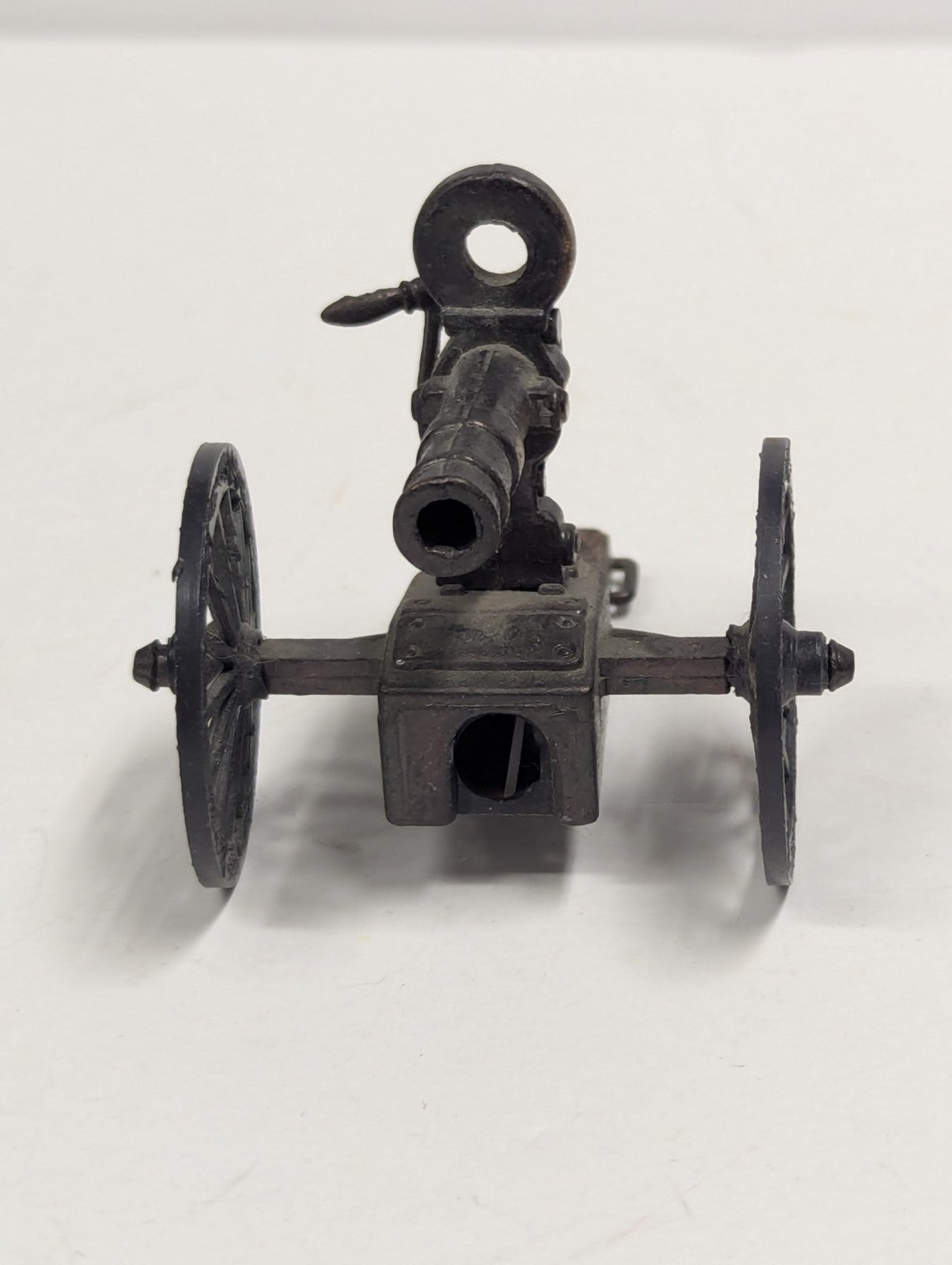 Vintage Cannon Antique Finish Die-Cast Miniature Pencil Sharpener Loose #9305
