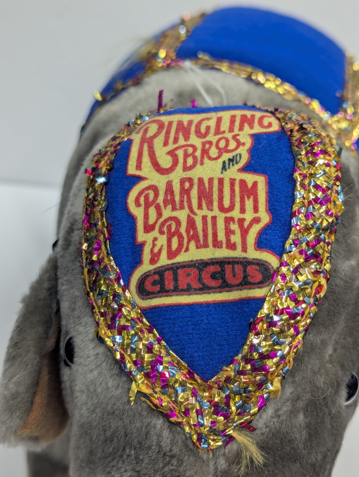 Ringling Bros Barnum & Bailey Circus  Gunther  Farewell Tour  16" Plush Elephant