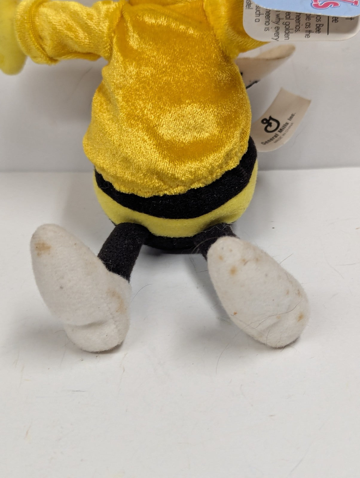 1998 General Mills Breakfast Pals Beanie Plush Honey Nut Cheerios Bee with Tag
